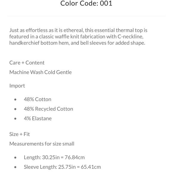 Free People Primrose Thermal ruffles black, large - Picture 4 of 4